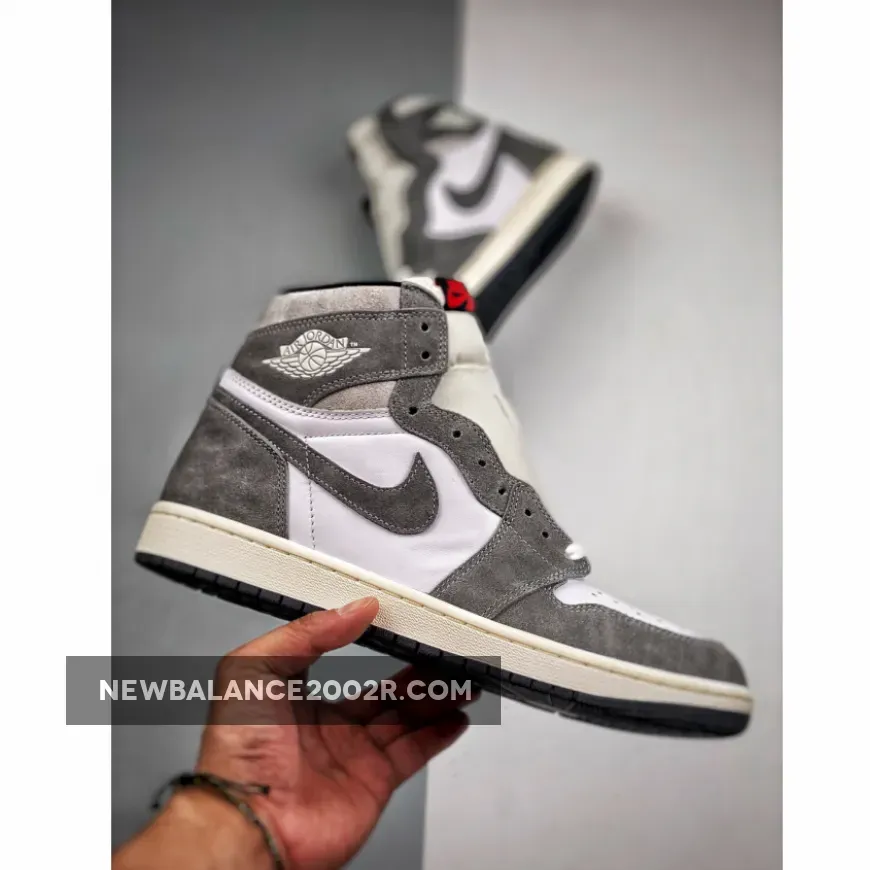 Air Jordan 1 High OG 'Washed Heritage' Black/Fire Red/Grey/Sail DZ5485-051 #jordan 1 black high
