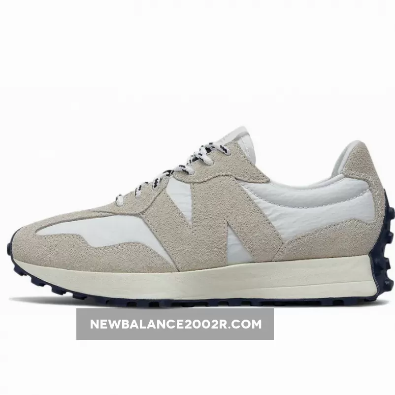 New Balance MS327 Grey Blue MS327RF1 #new balance 327 moonbeam with white