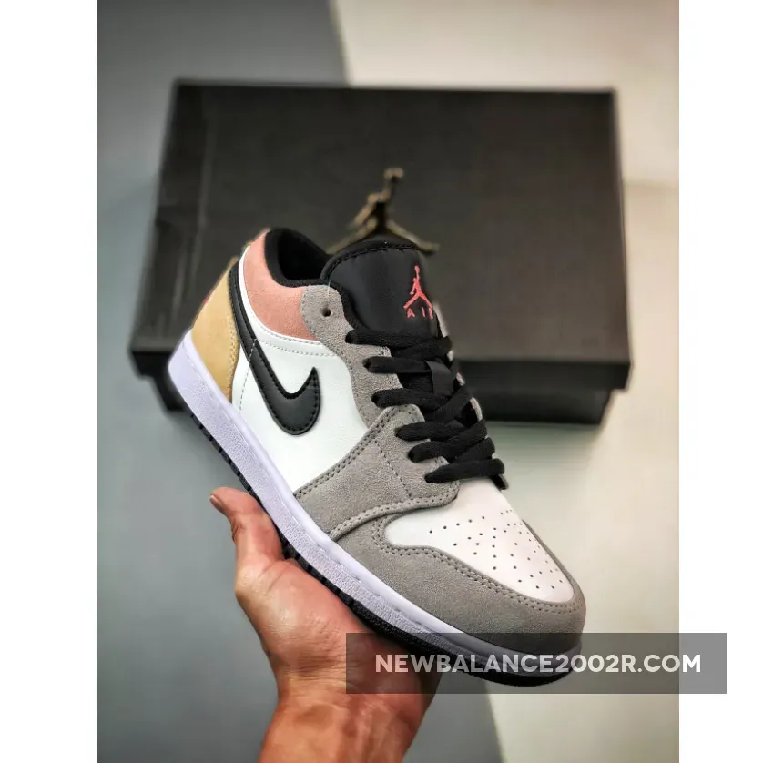 Air Jordan 1 Low Black/Magic Ember-Sundial-White | magic ember jordan 1