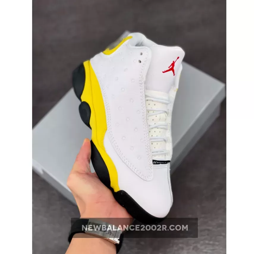 Jordan Retro 13 Yellow Air Jordan 13 'Del Sol' White/Del Sol-Black 414571-167