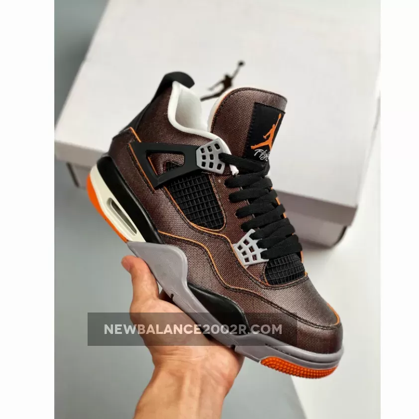 Jordan 4 Starfish For Womens CW7183-100 / jordan 4 light smoke grey