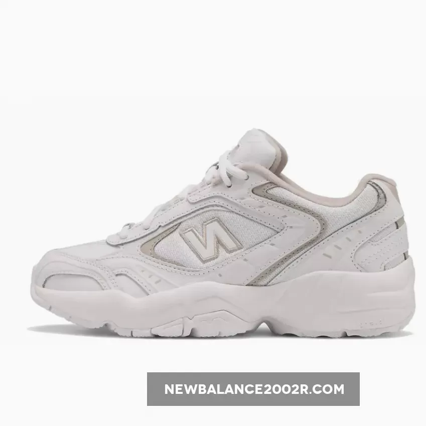 New Balance 452 White Grey For Womens WX452SG - light greyish white
