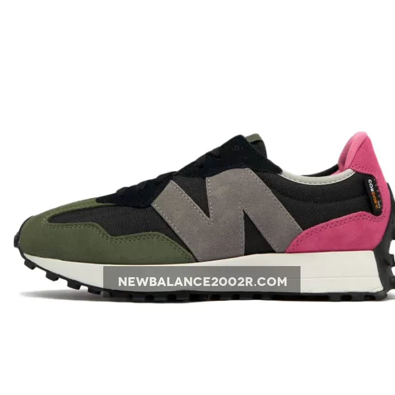 New Balance 327 Cordura Black Sporty Pink MS327WR1 - new balance 327 women green