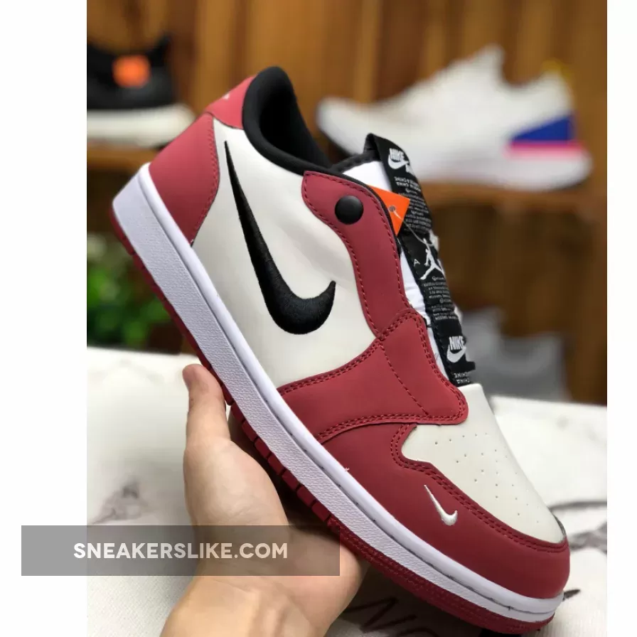 Air Jordan 1 Low Slip WMNS 'Chicago' Varsity Red/White-Black #aj 1 low slip chicago