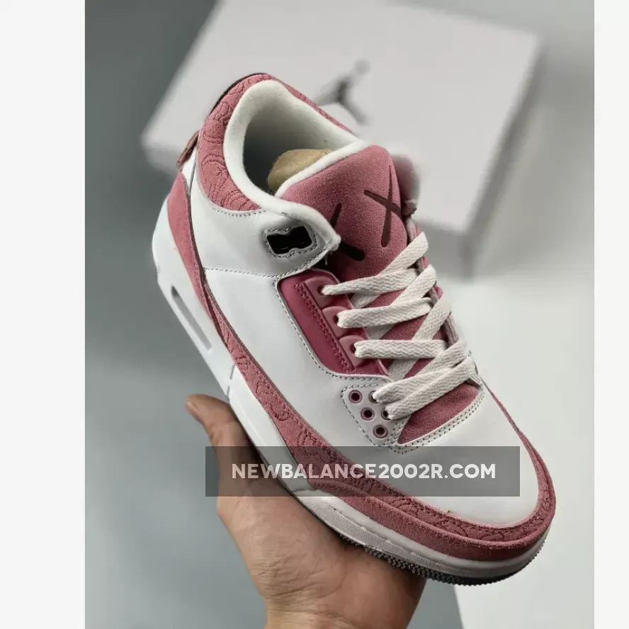 Restock Kaws X Air Jordan 3 GS White Pink 1685657323