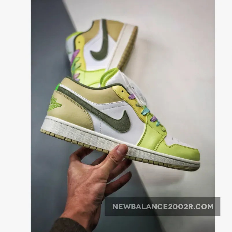 Air Jordan 1 Low Light Olive Pale Citron FD9906-131 Air Jordan 1 Low Light Olive Pale Citron FD9906-131