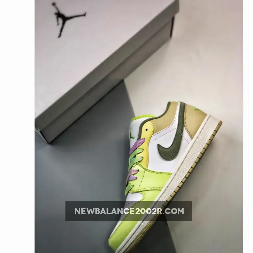 Air Jordan 1 Low Light Olive Pale Citron FD9906-131 Air Jordan 1 Low Light Olive Pale Citron FD9906-131