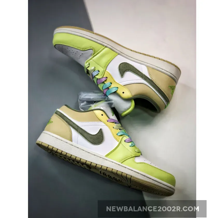 Air Jordan 1 Low Light Olive Pale Citron FD9906-131 Air Jordan 1 Low Light Olive Pale Citron FD9906-131