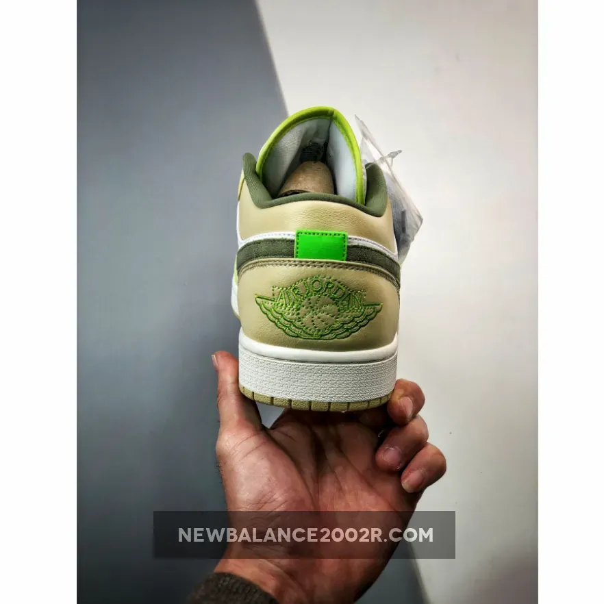 Air Jordan 1 Low Light Olive Pale Citron FD9906-131 Air Jordan 1 Low Light Olive Pale Citron FD9906-131