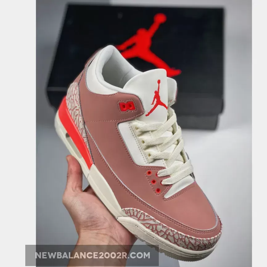 Air Jordan 3 Sail/Rust Pink-White-Crimson CK9246-600 rust pink jordan 3 release date