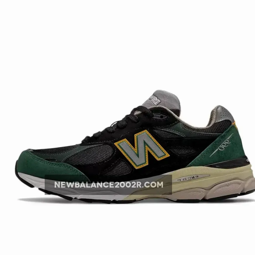 New Balance 990v3 Black Green - new balance m990cp3