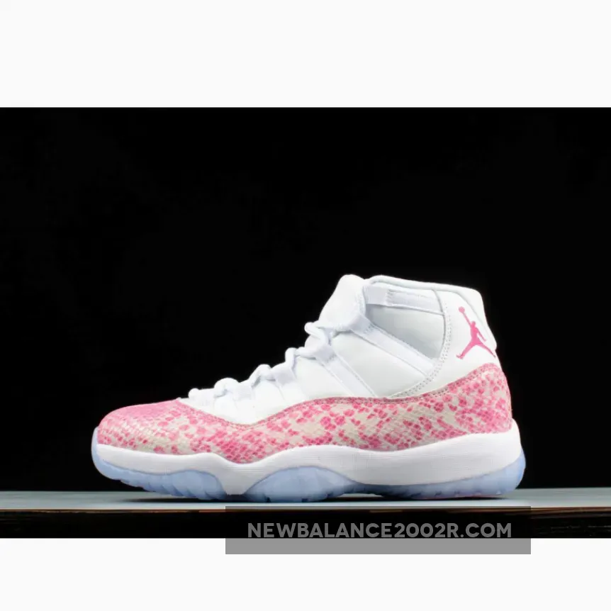 Air Jordan 11 High "Pink Snakeskin" White/Watermelon-Black Air Jordan 11 High "Pink Snakeskin" White/Watermelon-Black