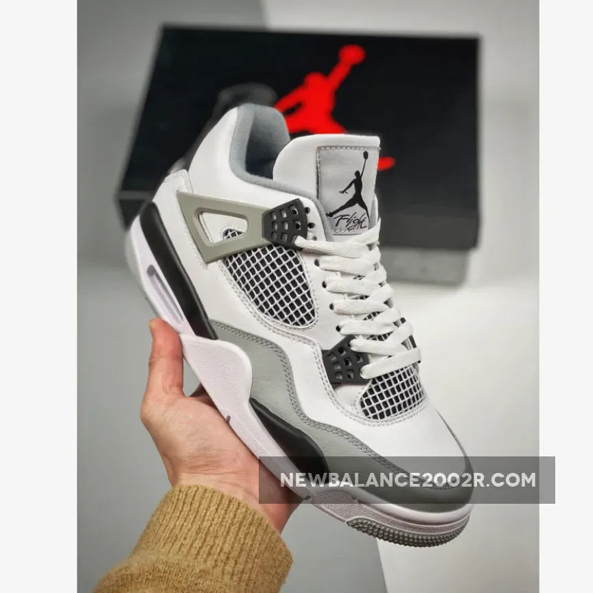 Air Jordan 4 Retro Military White/Black-Neutral Grey AJ4 / Discount Air Jordan 4 DH6927-111