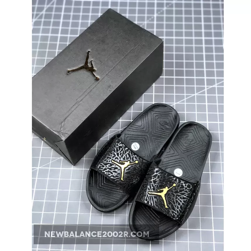 Air Jordan Hydro 7 V2 Black Gold Online Sale BQ6290-007