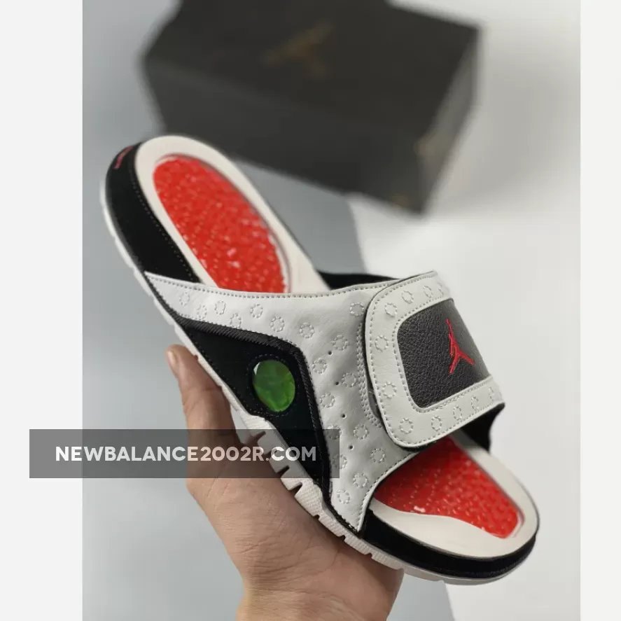 Restock Jordan Hydro 13 Slide White Red Black 684915-106