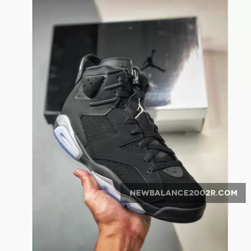 Jordan 6 Retro Chrome Metallic Silver | black chrome 6