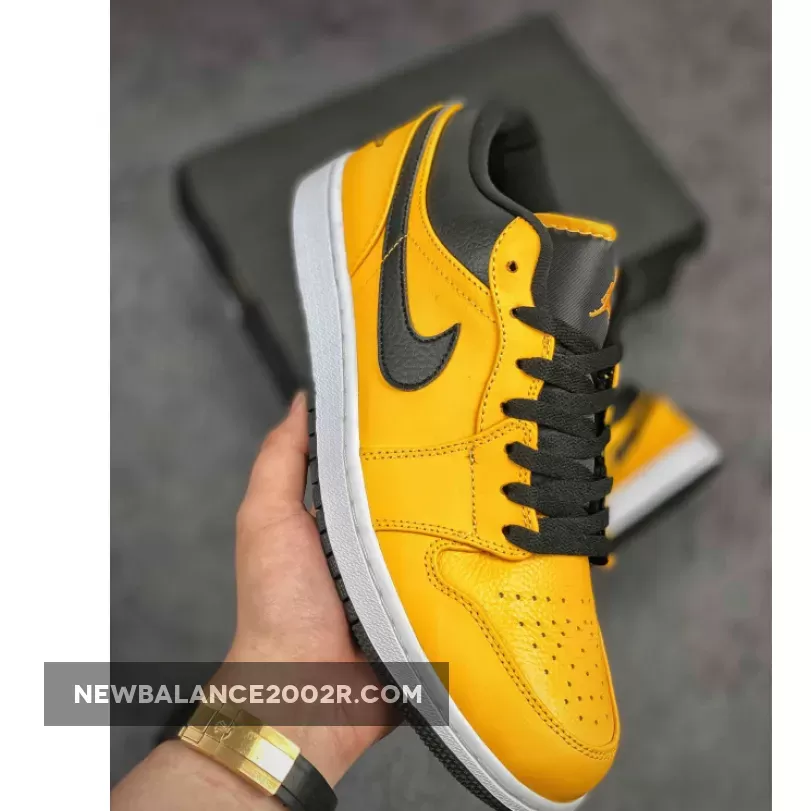 Air Jordan 1 Low University Gold/Black-White - air jordan 1 low university gold/black/white
