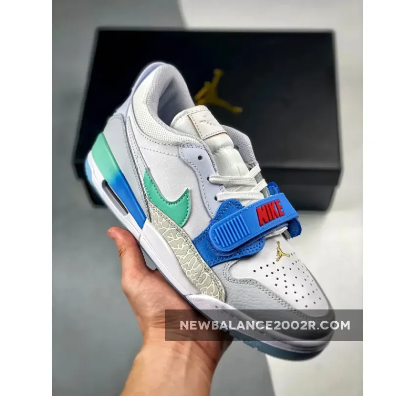Discount Jordan Legacy 312 Low White Aqua Red FN8896-131