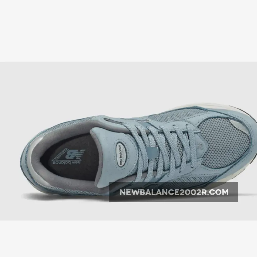 New Balance 2002R Light Blue Suede #new balance ml2002rr