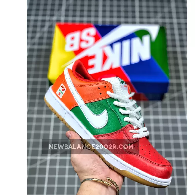 7-Eleven x Nike SB Dunk Low Red Green Orange nike dunk low green and orange