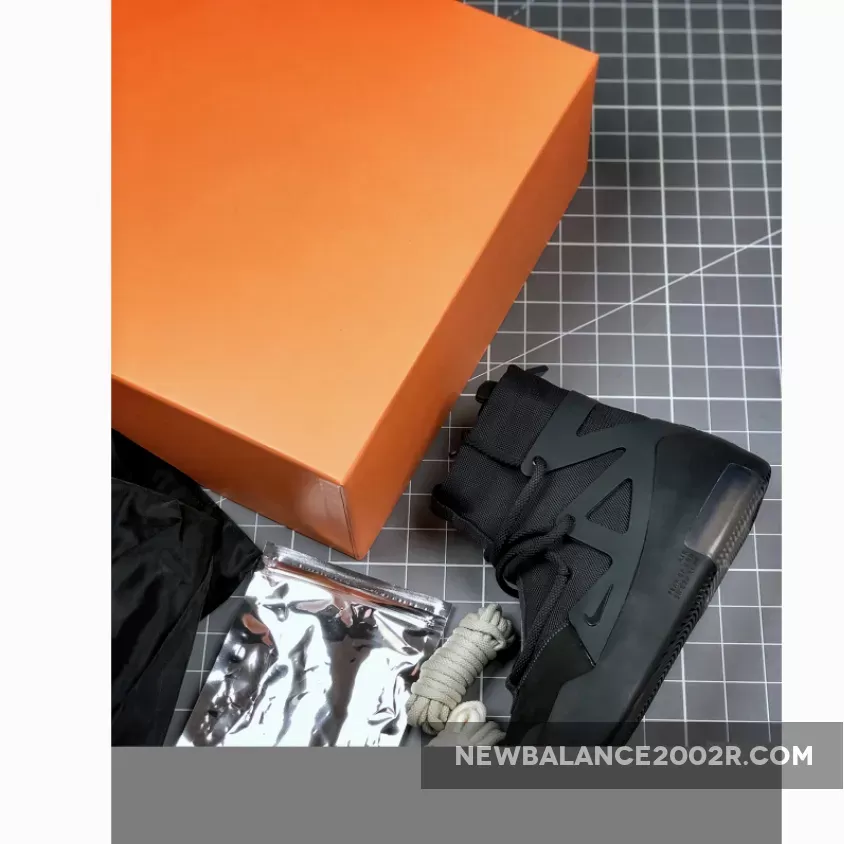 triple black fear of god nike