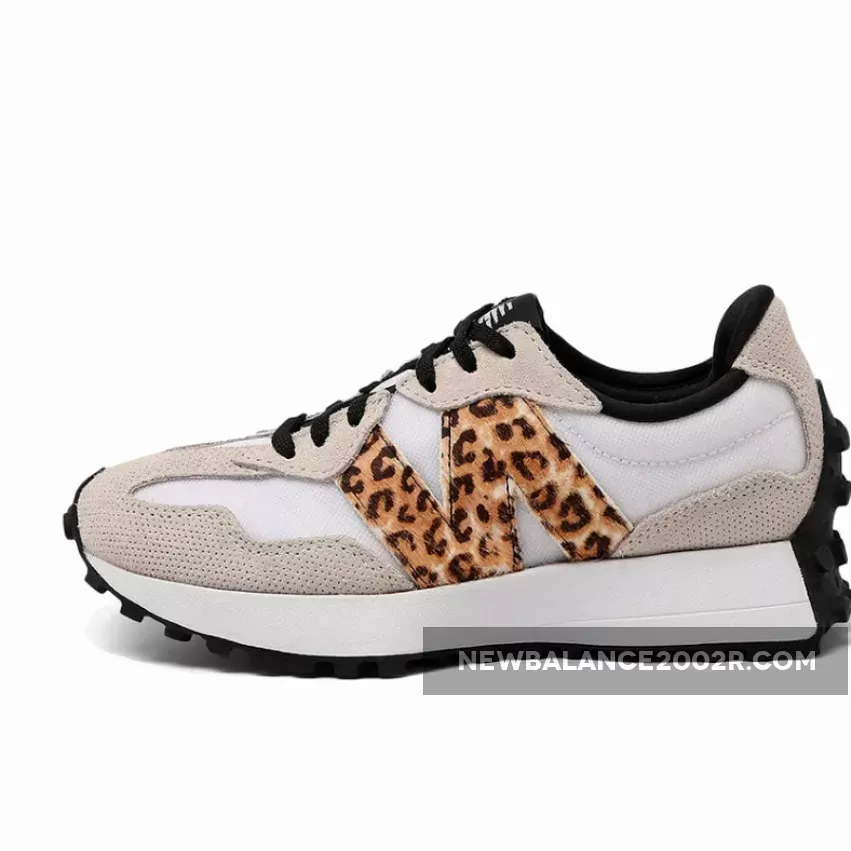 New Balance 327 Animal Pack White Dawn Glow WS327SD new balance 327 women leopard