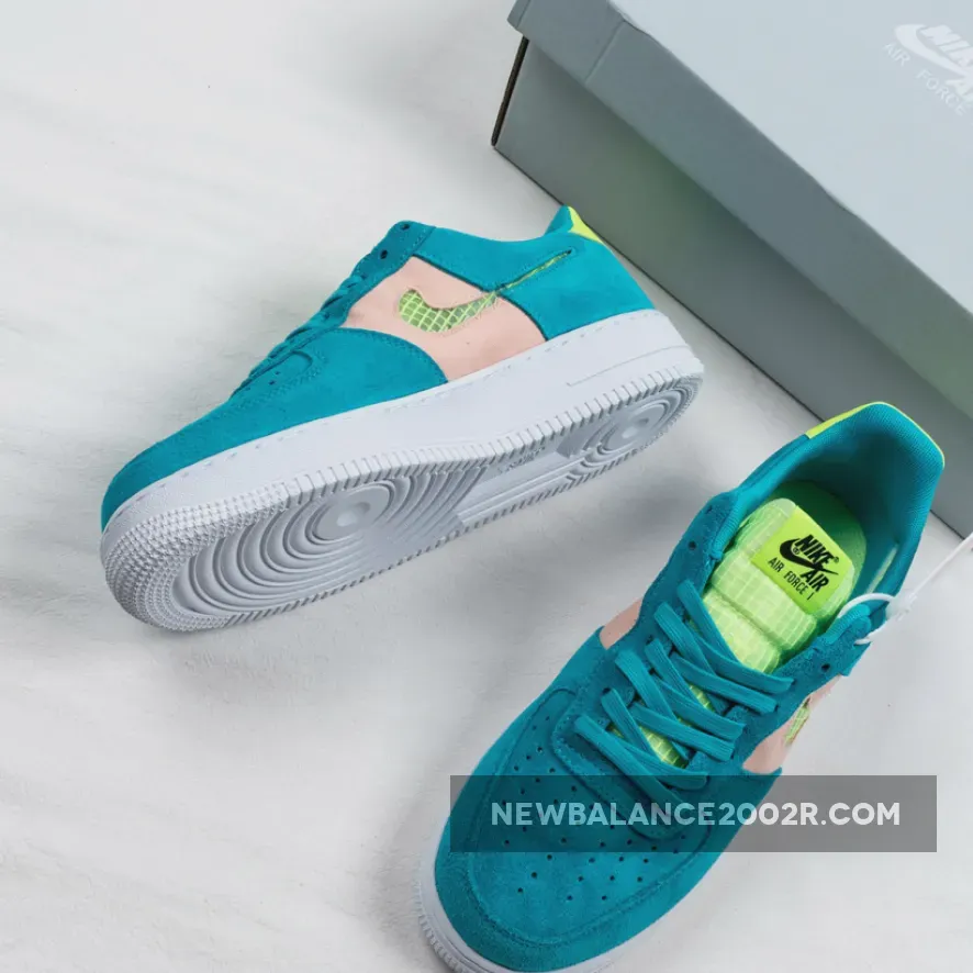 Nike Air Force 1 LV8 GS Oracle Aqua WMNS CJ4093-300 #transparent air force 1