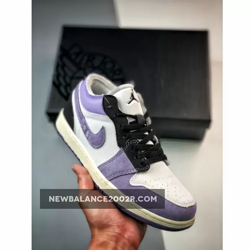 Air Jordan 1 Low Craft Tech Grey/Black-Cement Grey-Sail | aj1 low cement