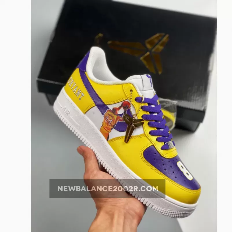 Nike Air Force 1 Low 'Lakers' Purple Yellow White Outlet