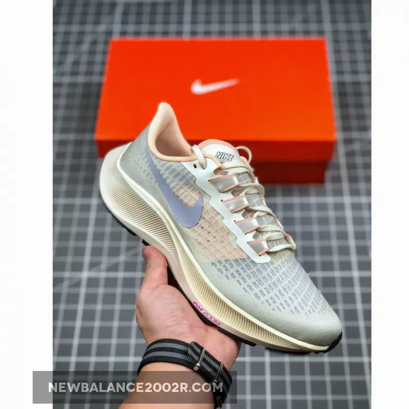 Nike Air Zoom Pegasus 37 Pale Ivory/Barely Volt/Sail Women's Running Shoe #nike women's air zoom pegasus 37 running shoes white