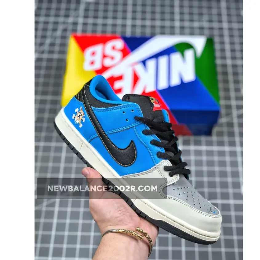 Instant Skateboards x Nike SB Dunk Low Blue Hero/Pale Ivory/Black #instant skateboard dunk