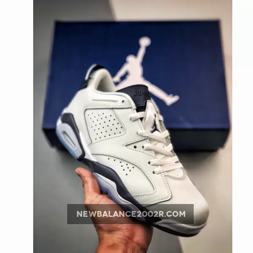 New Releases Air Jordan 6 Low White/Midnight Navy