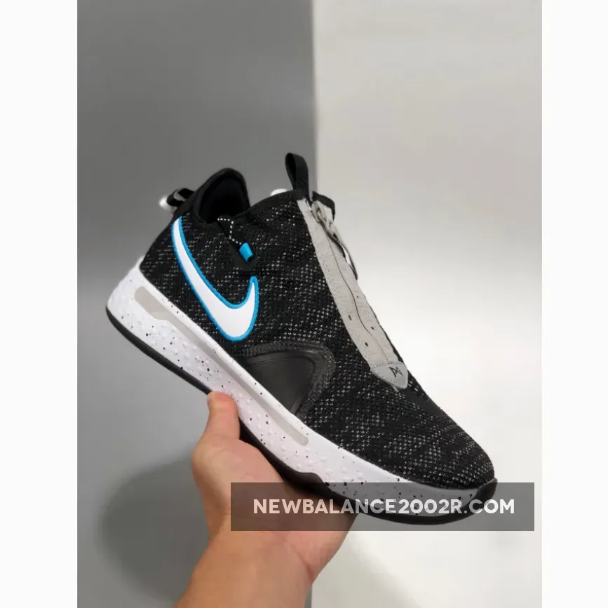 Nike PG 4 Heather Black Blue pg 4 black