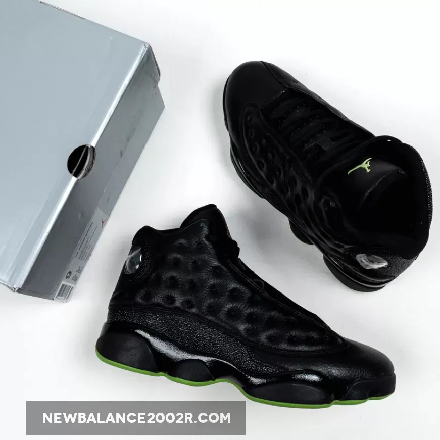 Air Jordan 13 Altitude Black Green (2017) – Mens Shoes - Air Jordan 13 Goat 414571-042