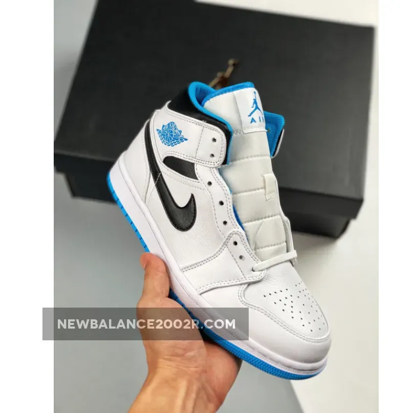 Jordan 1 Mid Laser Blue #jordan 1 lazer 554724-141