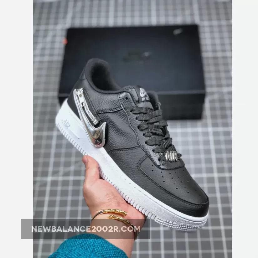 Black Nike Air Force 1 Low 'Zip Swoosh' CW6558-001 Restock