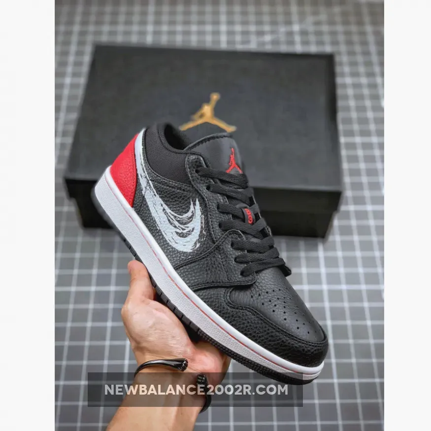 Air Jordan 1 Low 'Brushstroke Swoosh', Jordan Brushstroke Low DA4659-001