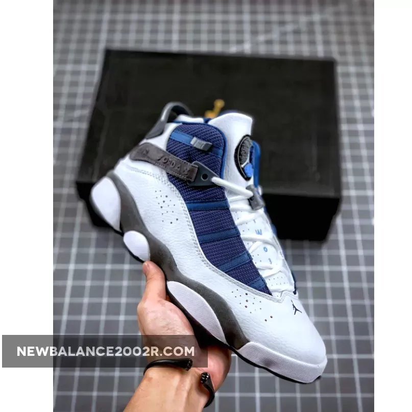 Jordan 6 Rings 'Flint' White/French Blue-Flint Grey - jordan 6 rings flint