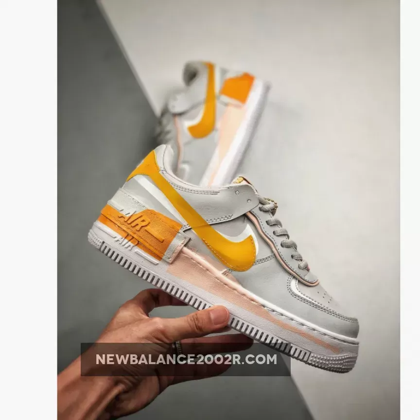 Nike Air Force 1 Shadow Vast Grey/Pollen Rise CQ9503-001 For Sale