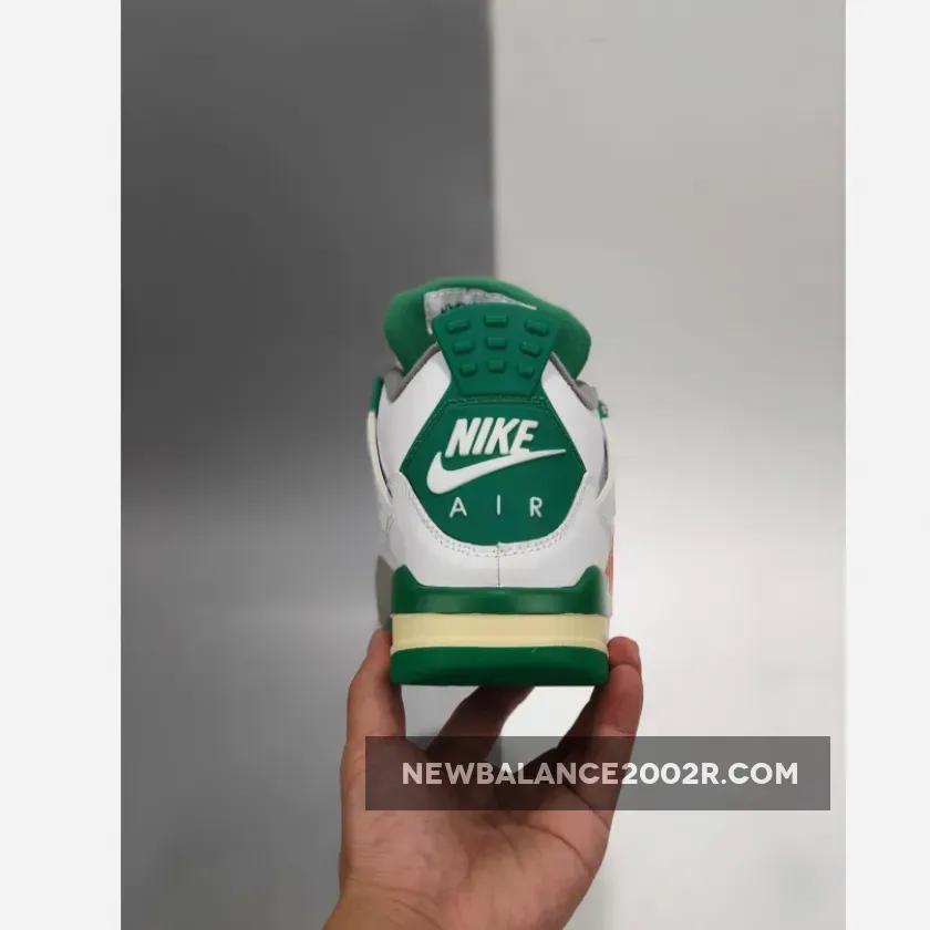 Air Jordan 4 White/Pine Green-Neutral Grey-Muslin CK6630-100