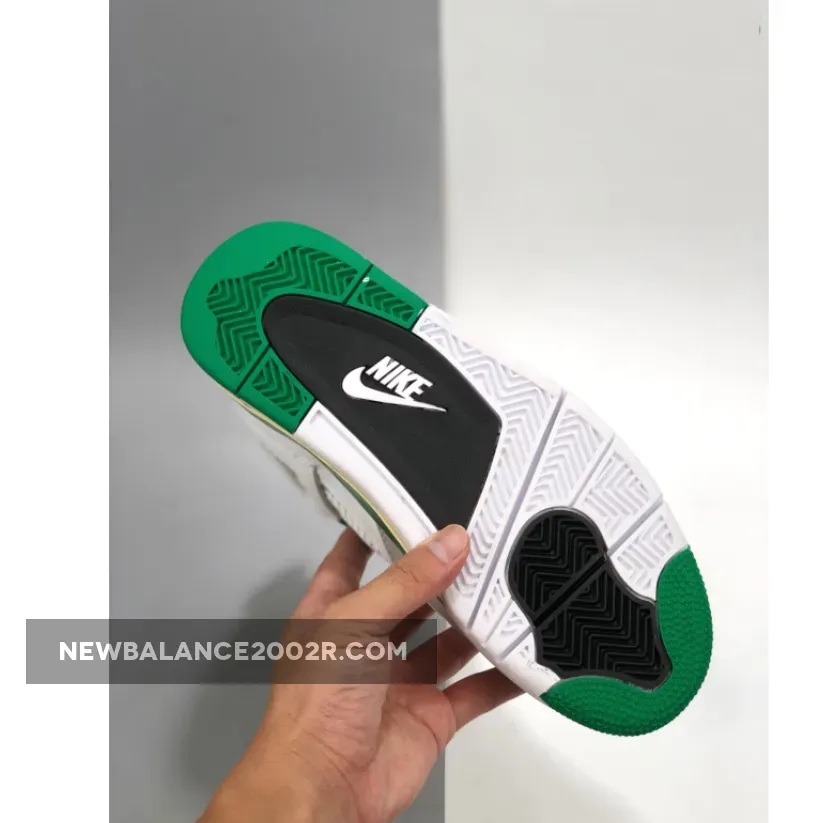 Air Jordan 4 White/Pine Green-Neutral Grey-Muslin CK6630-100