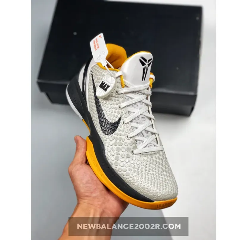 Nike Kobe 6 Protro 'Del Sol' White/Neutral Grey-Del Sol-Black sol white