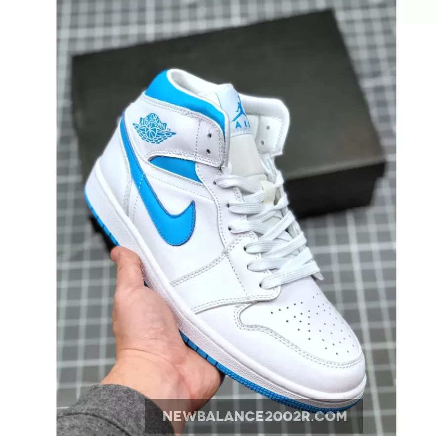 Jordan 1 White Carolina Blue For Womens BQ6472-114 Restock