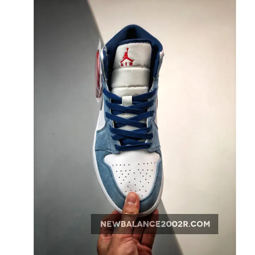 Air Jordan 1 Mid French Blue Fire Red DN3706-401 Restock Air Jordan 1 Mid French Blue Fire Red DN3706-401 Restock