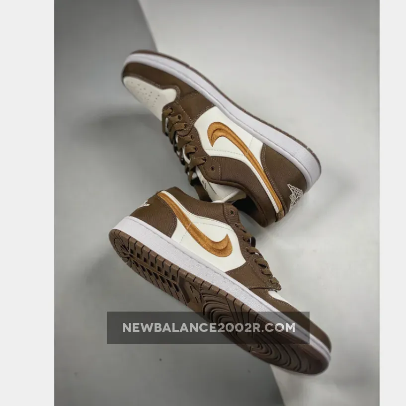 Brown Retro Jordan Air Jordan 1 Low Light Olive/Sail-White DV0426-301