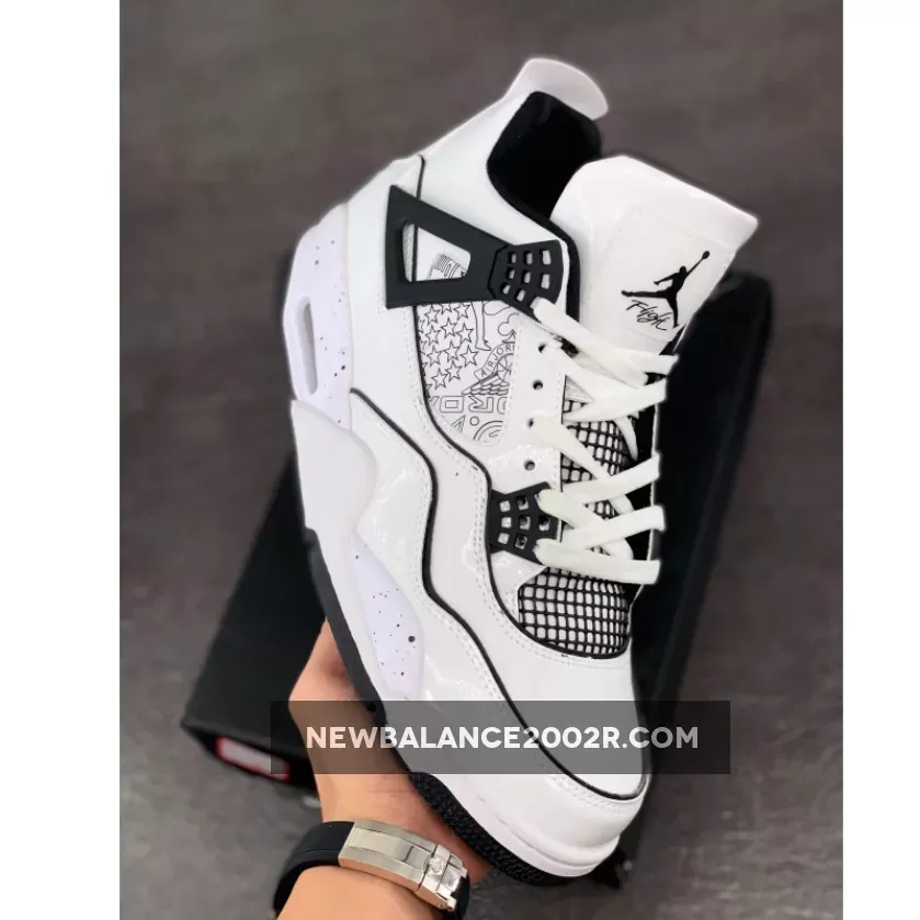 Air Jordan 4 GS DIY For Womens DC4101-100 #jordan 4 what the gs