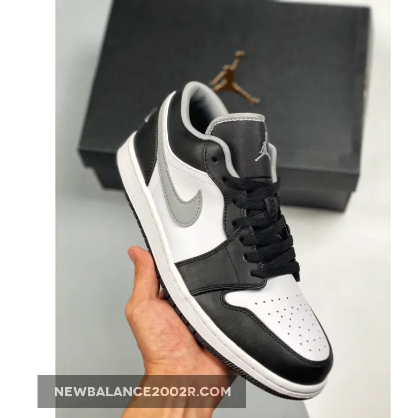 Air Jordan 1 Low Black And Grey - Air Jordan 1 Low Black Medium Grey 553558-040