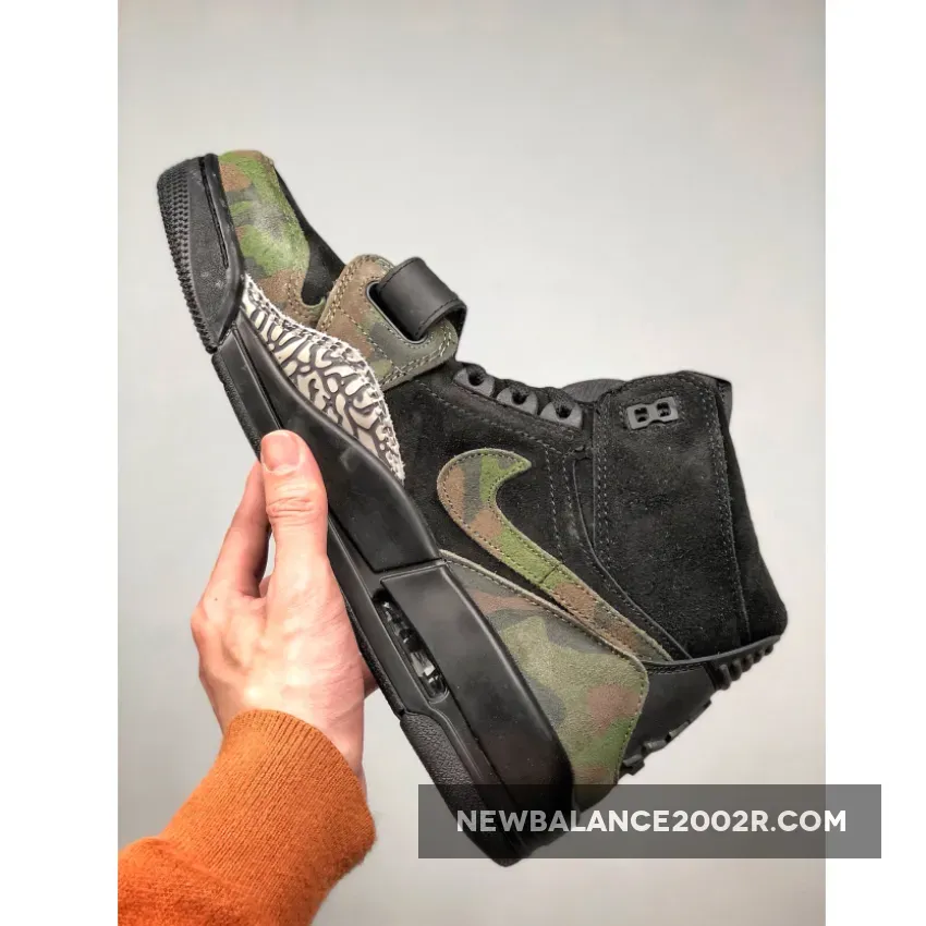 Jordan Legacy 312 Camo Green/Black With Elephant Print AV3922-003