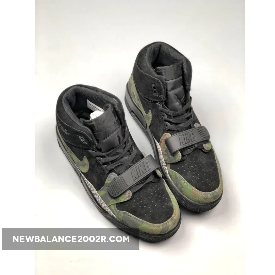 Jordan Legacy 312 Camo Green/Black With Elephant Print AV3922-003
