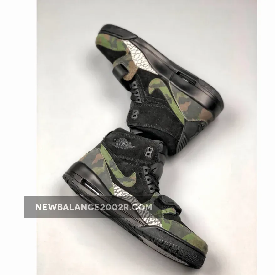 Jordan Legacy 312 Camo Green/Black With Elephant Print AV3922-003